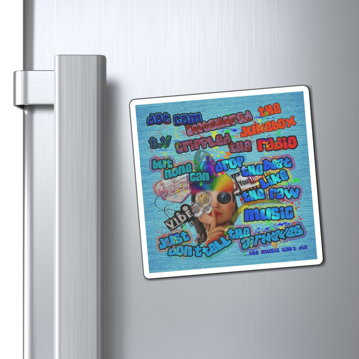 drop the beat - Magnets - (faded blue)