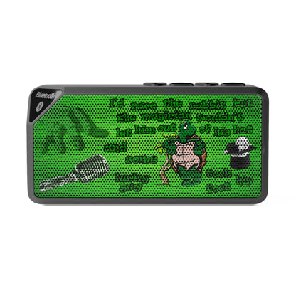 turtle race - Jabba Bluetooth Speaker (green turf)