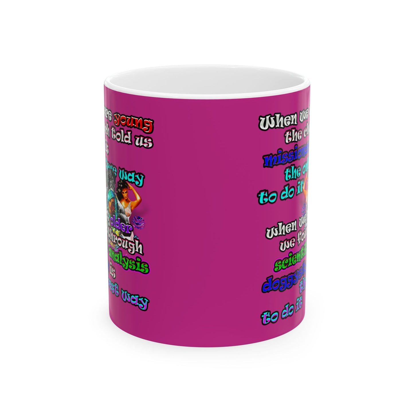 doggystyle - White Mug (pink)