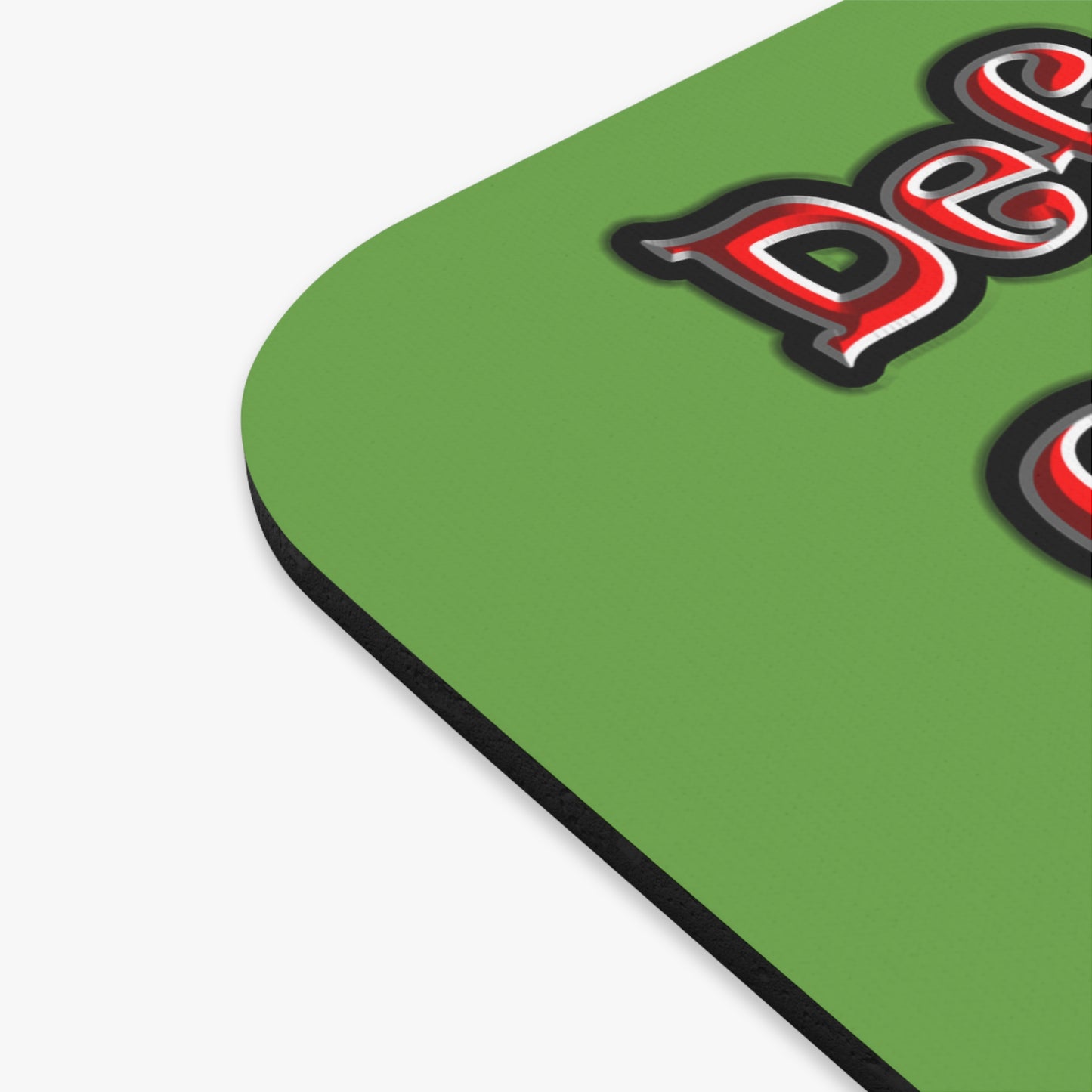 defy conquer reach - Mouse Pad (Rectangle) (green)