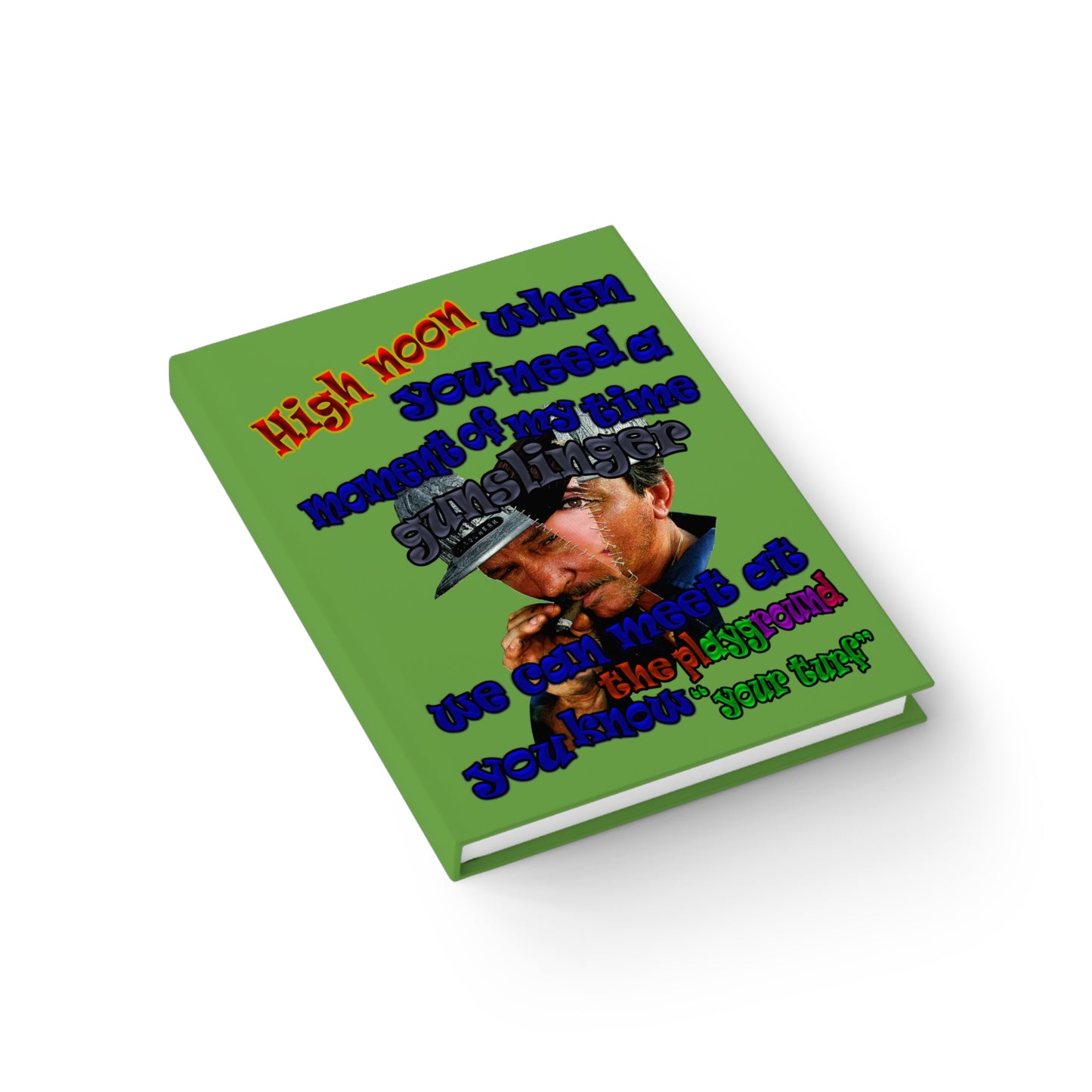 high noon - journal-blank (green)
