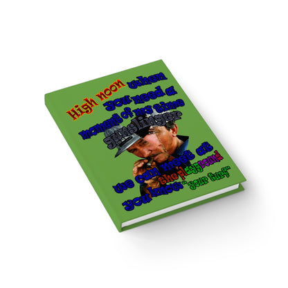 high noon - journal-blank (green)
