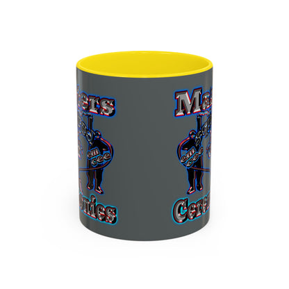 em cee squared - Accent Mug (dark grey)