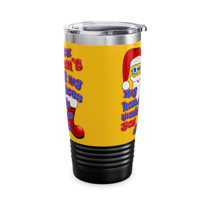 santa's shoes - Ringneck Tumbler, 20oz (yellow)
