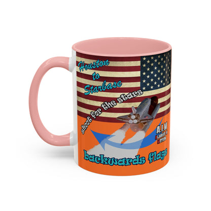 shoot for the stars - Accent Mug (crusta)