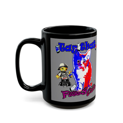 tag that - Black Mug (grey)