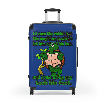 turtle race - Suitcase (dark blue)