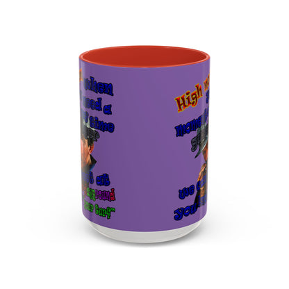 high noon - Accent Mug (light purple)