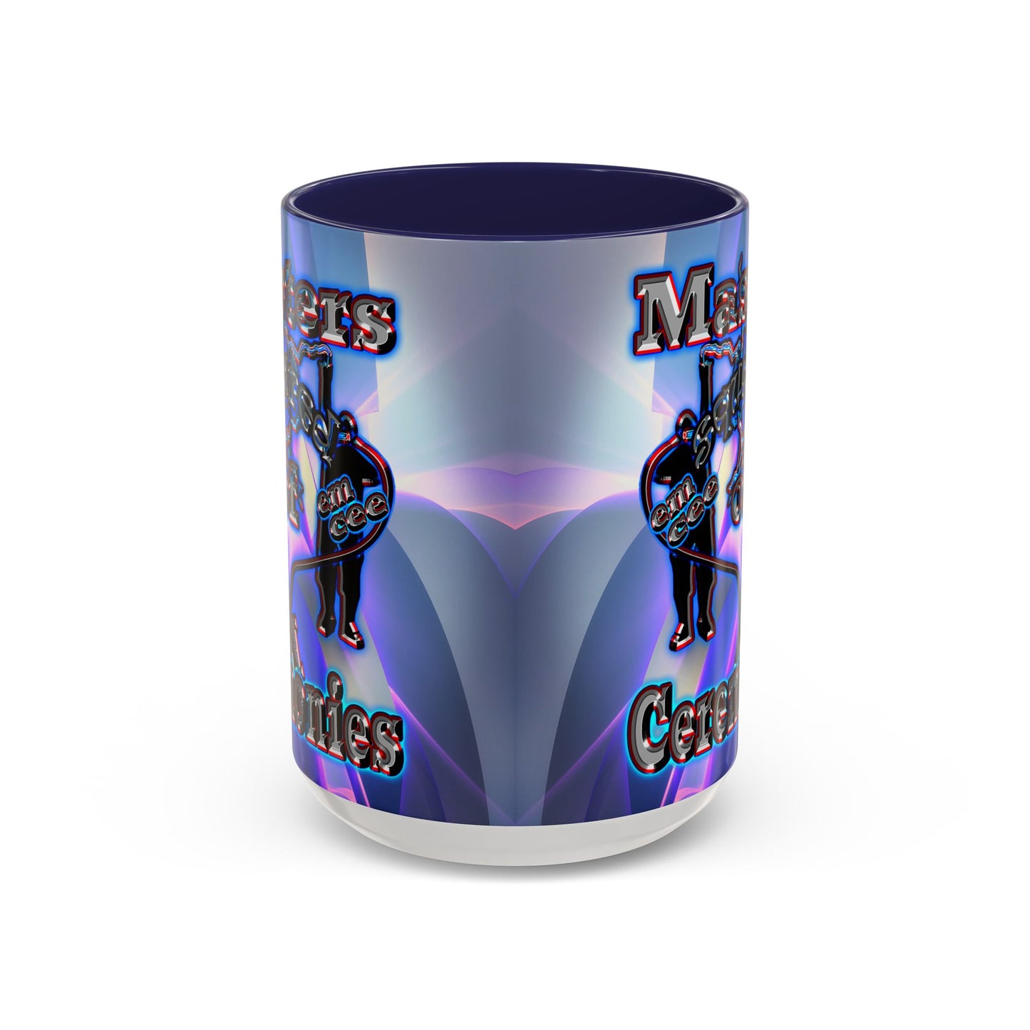 em cee squared - Accent Mug (grey-pink wave)