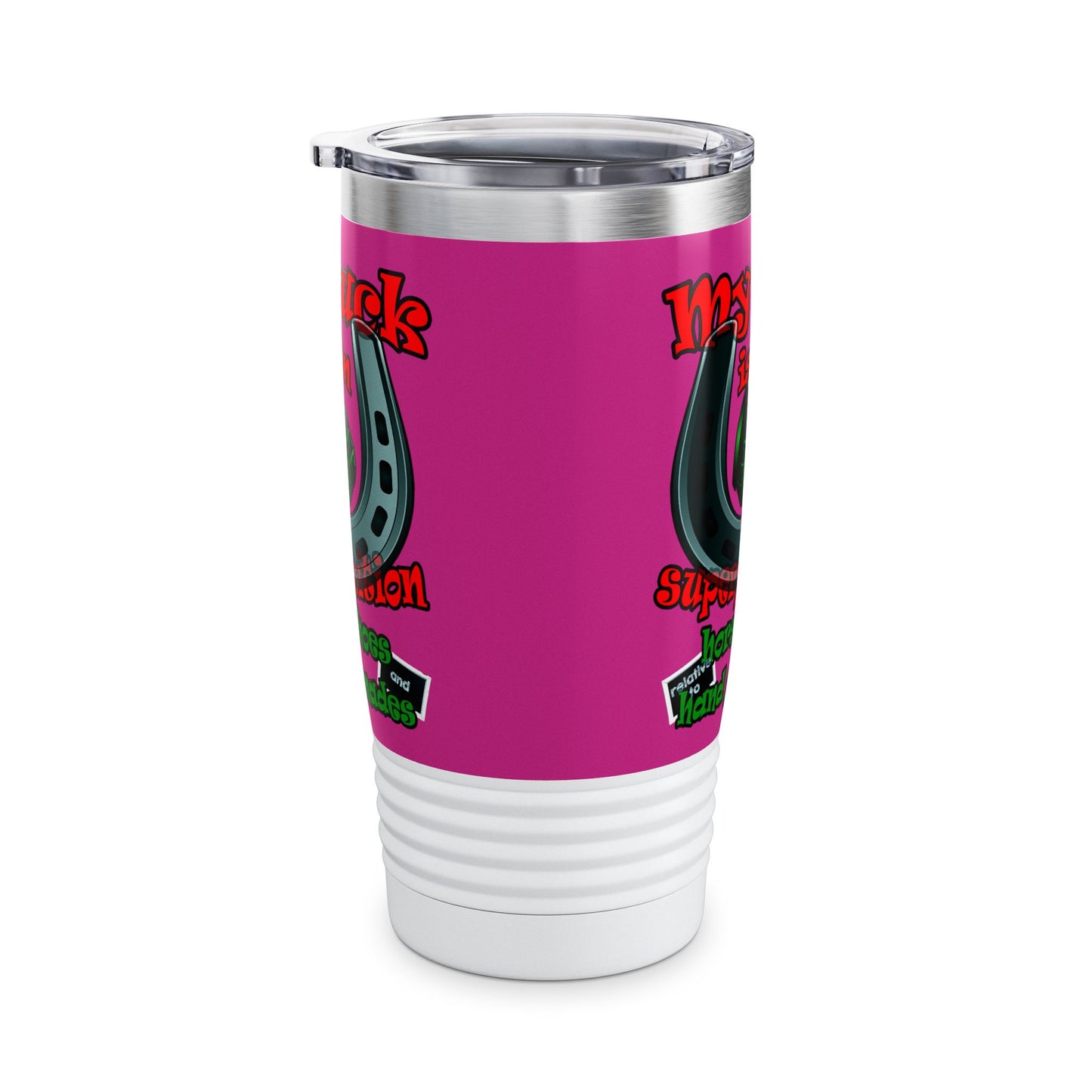 my luck - Ringneck Tumbler, 20oz (pink)
