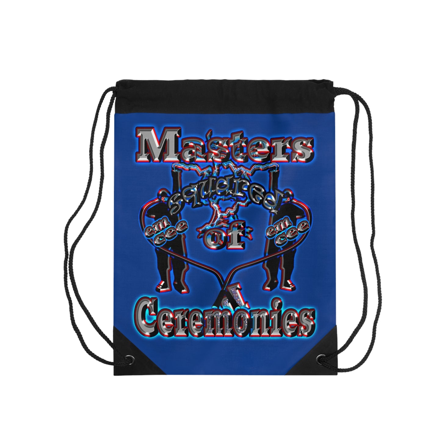 em cee squared - Drawstring Bag (dark blue)