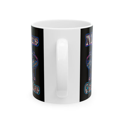 em cee squared - White Mug (black)