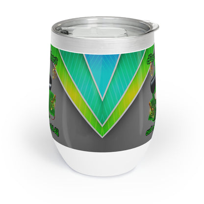 disc jockey - Chill Wine Tumbler (rainbow split)