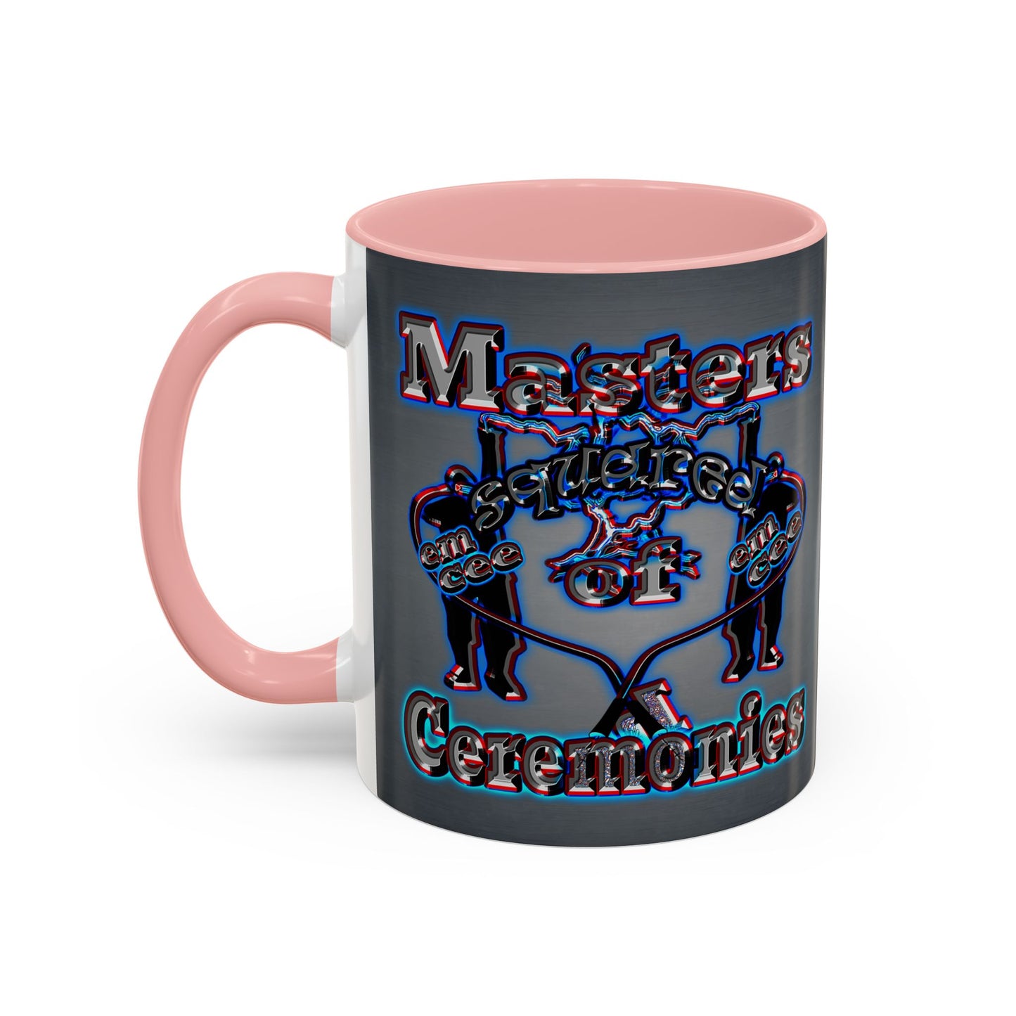 em cee squared - Accent Mug (grey-light grey)