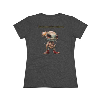 I don't care that your grey - Women's Triblend Tee