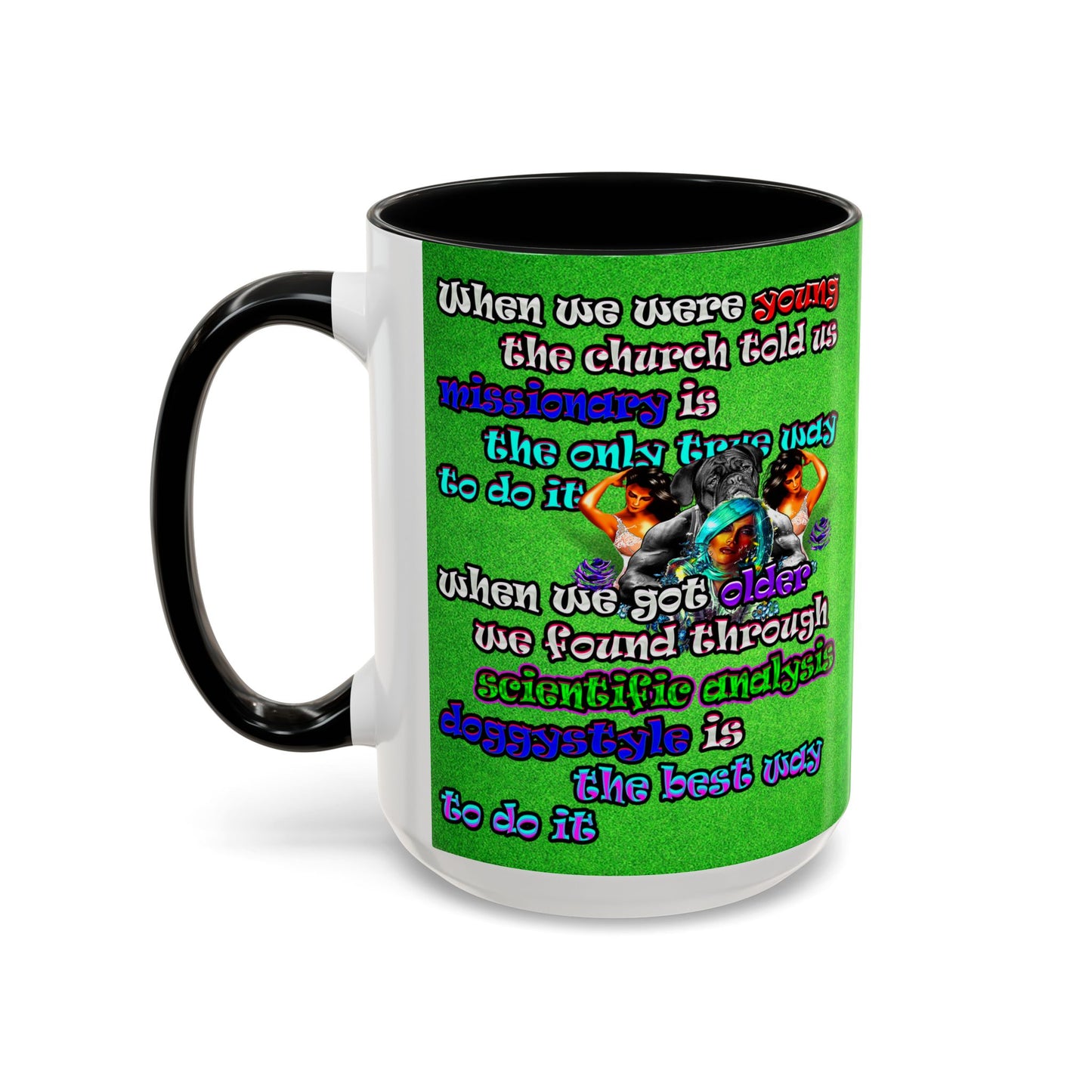 doggystyle - Accent Mug (green turf)