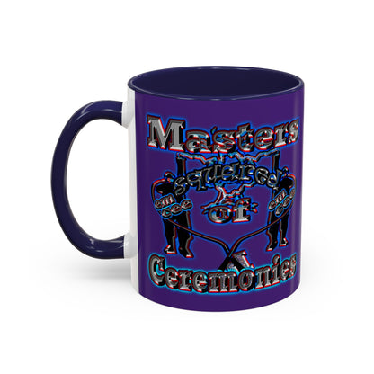 em cee squared - Accent Mug (purple)