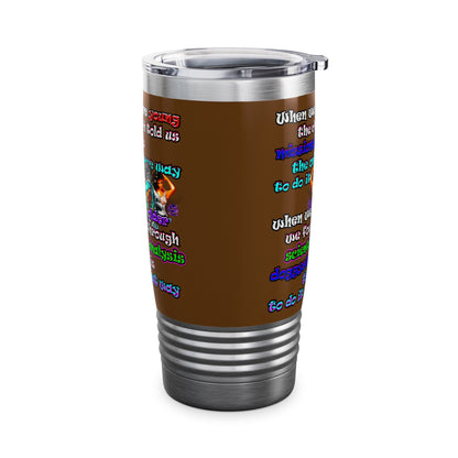 doggystyle - Ringneck Tumbler, 20oz (brown)