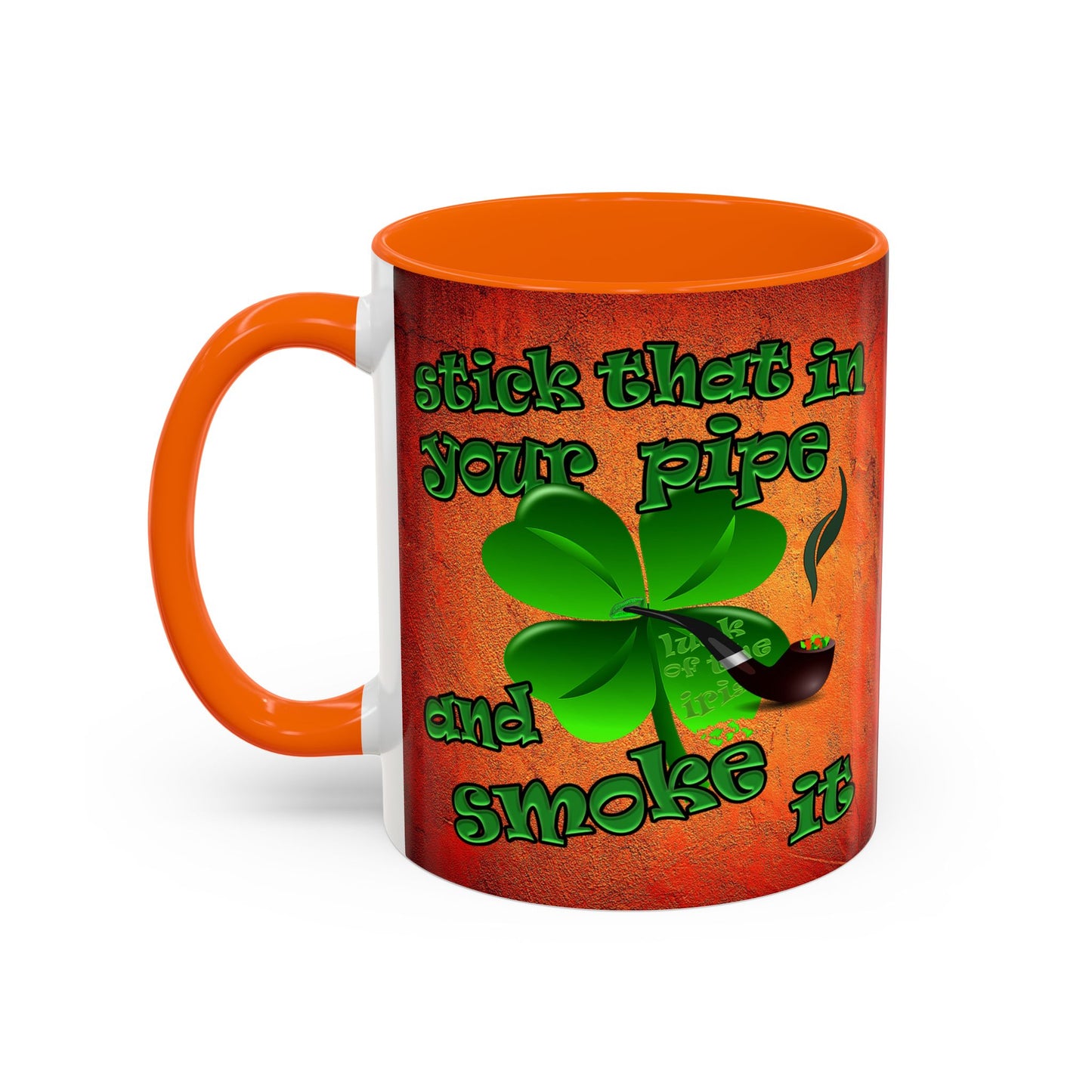 celtics logo - Accent Mug (burnt orange)