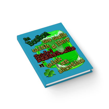 celtics logo - journal-lined (turquoise)