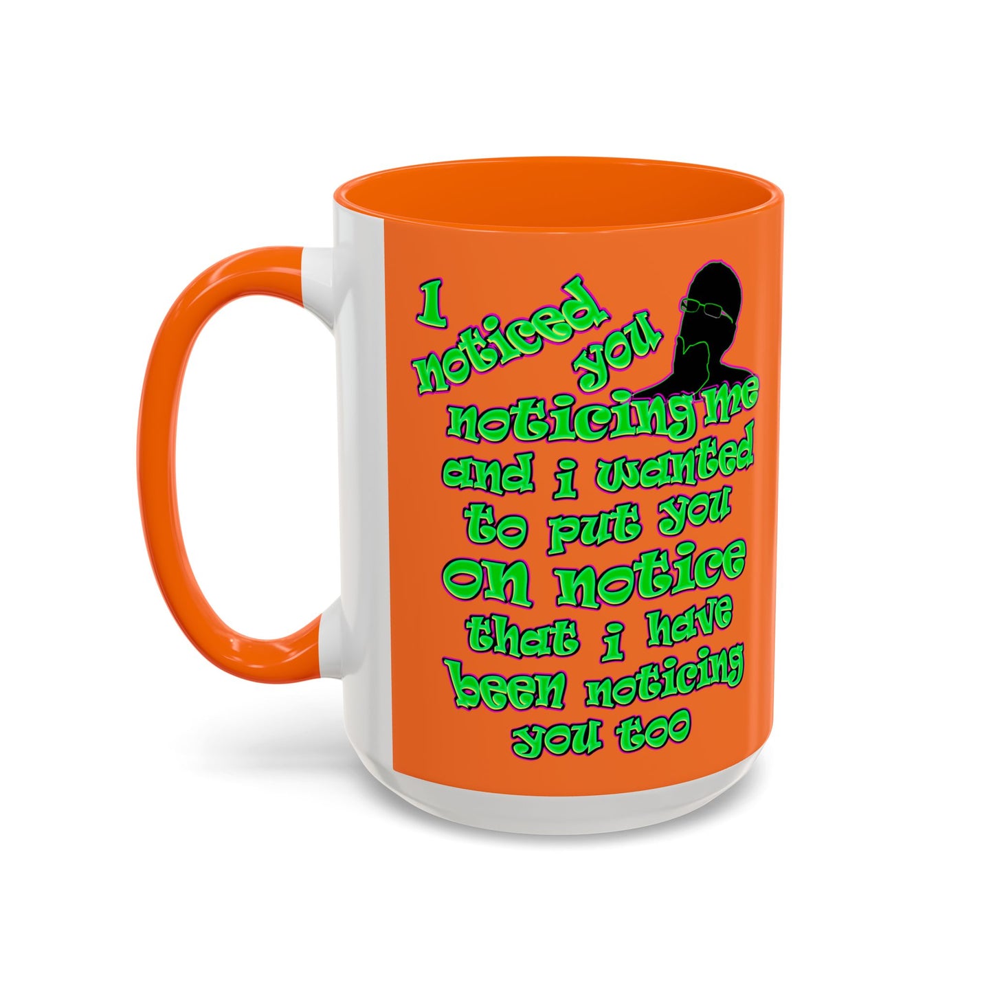 noticed you noticing - Accent Mug (crusta)