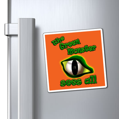 green monster - Magnets - (orange)
