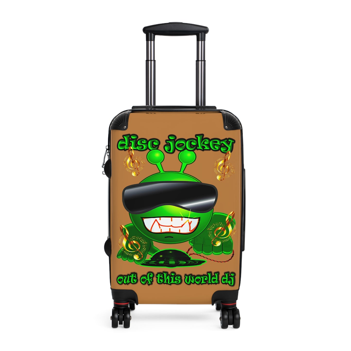 disc jockey - Suitcase (light brown)