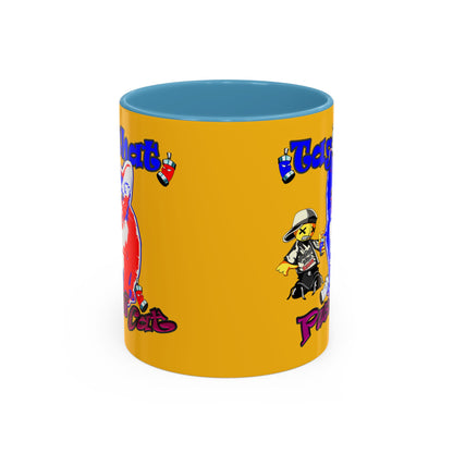 tag that - Accent Mug (yellow)
