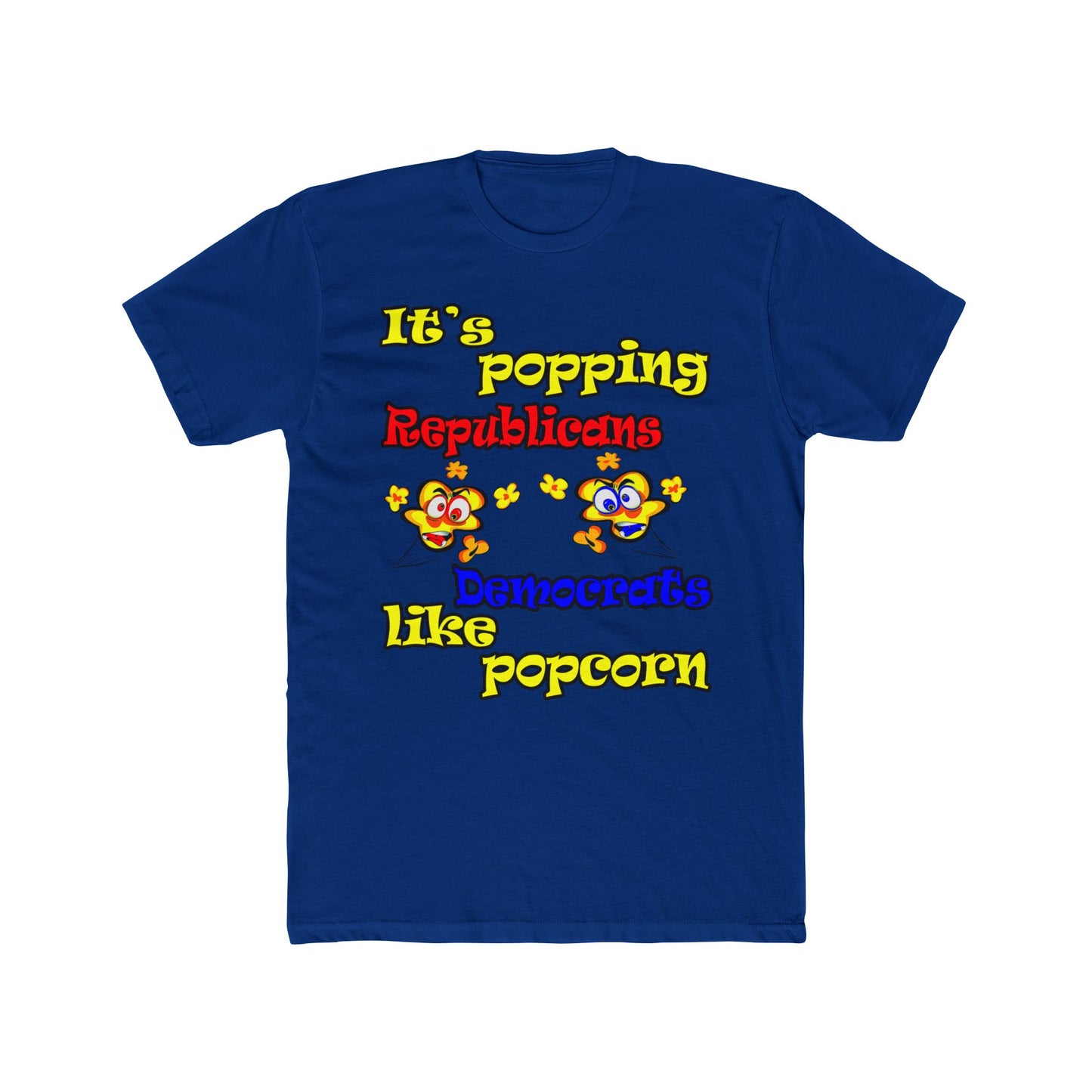 popping like popcorn - Men's Cotton Crew Tee