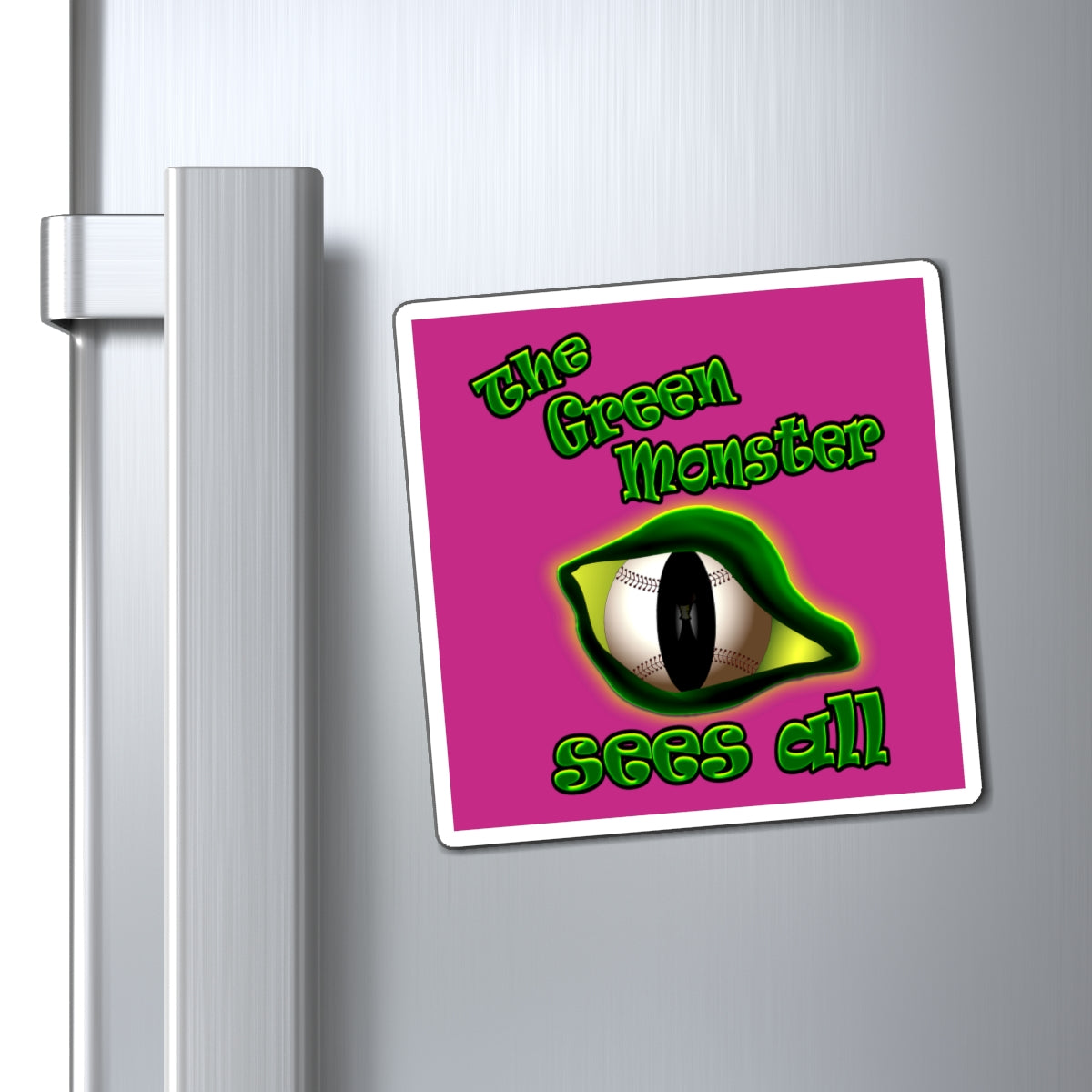 green monster - Magnets - (pink)