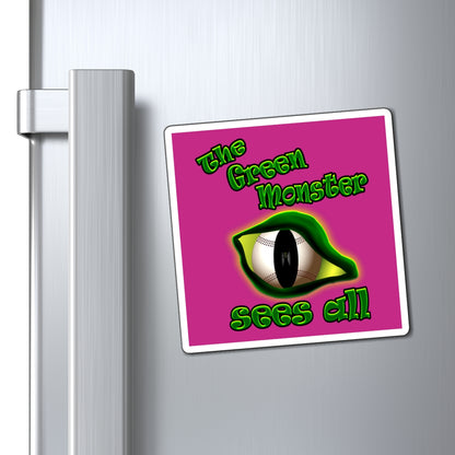 green monster - Magnets - (pink)
