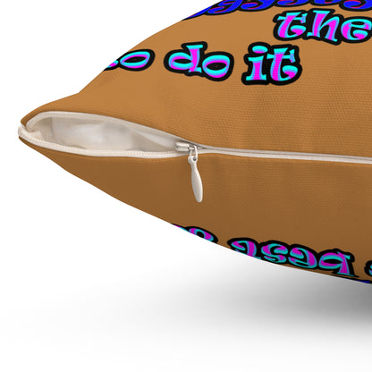 doggystyle - Spun Polyester Square Pillow - (light brown)