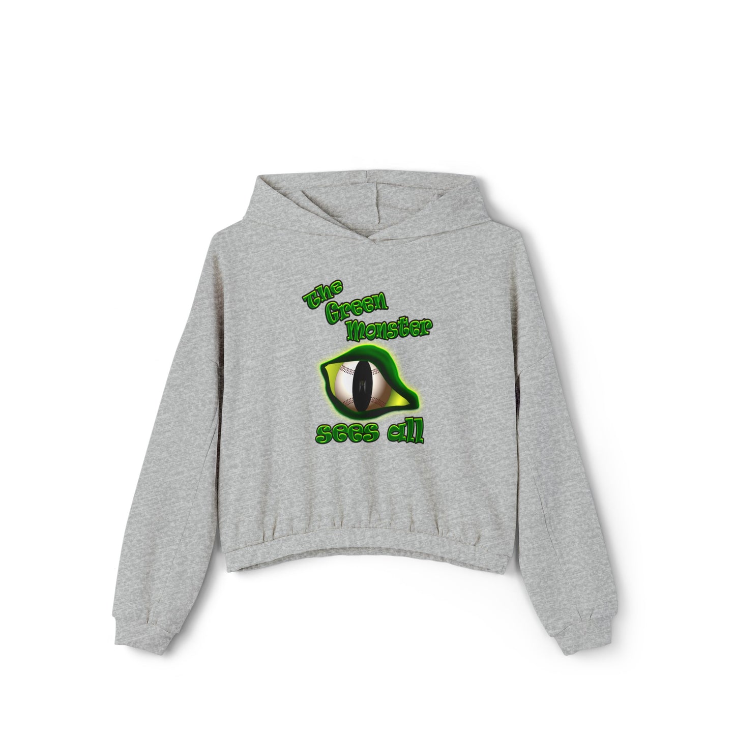 green monster - Women's Cinched Bottom Hoodie
