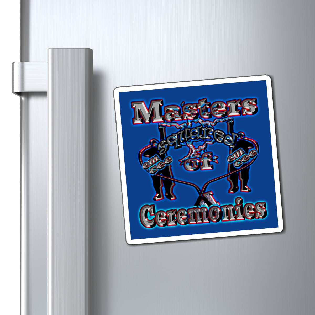 em cee squared - Magnets - (dark blue)