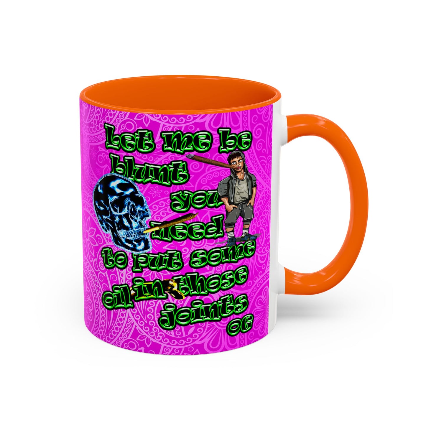 og - Accent Mug (pink swirl)
