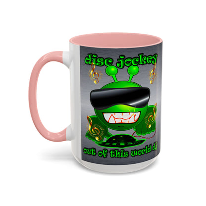disc jockey - Accent Mug (brushed nickel)