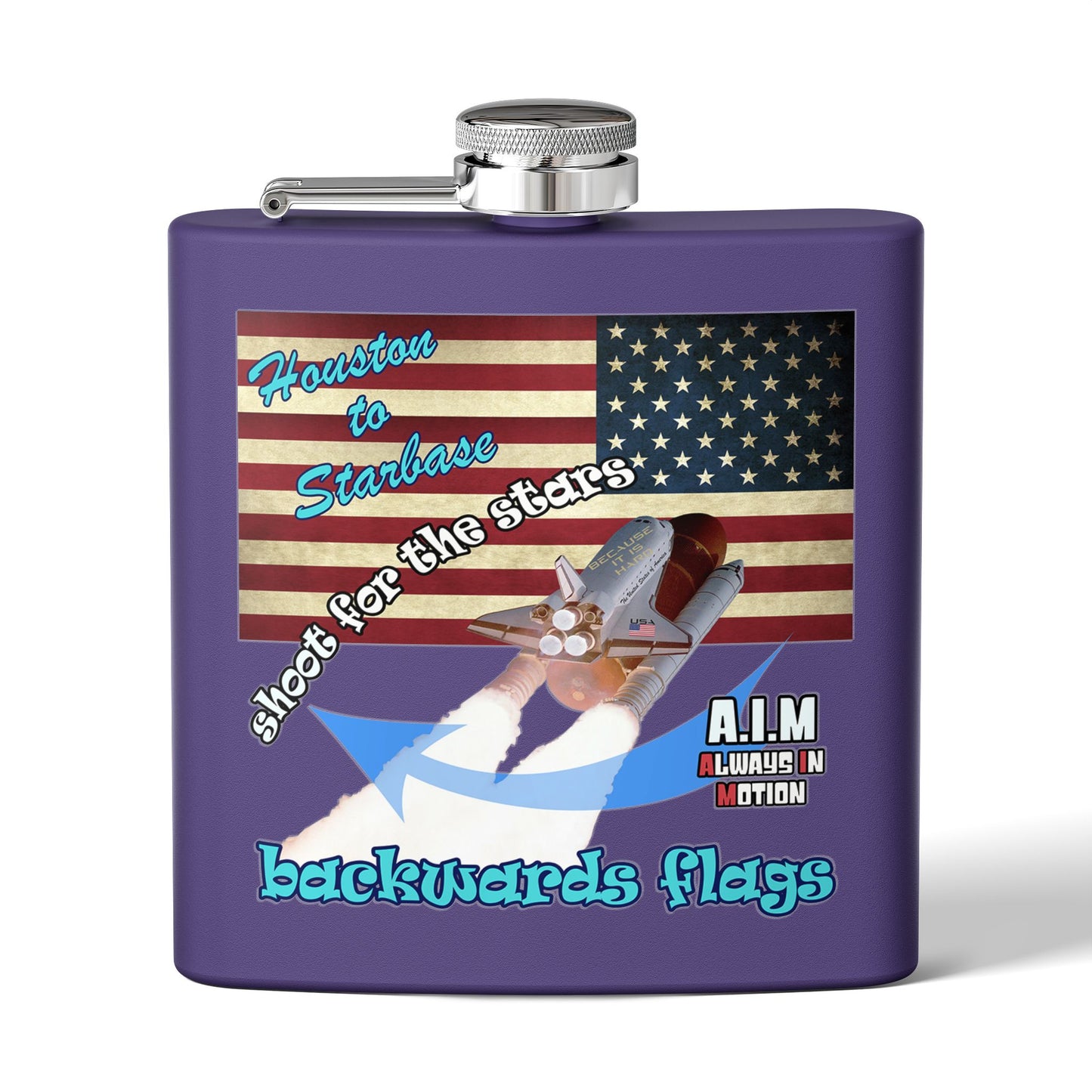 shoot for the stars - Stainless Steel Flask