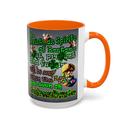 christmas spirits of boston - Accent Mug (brushed nickel)