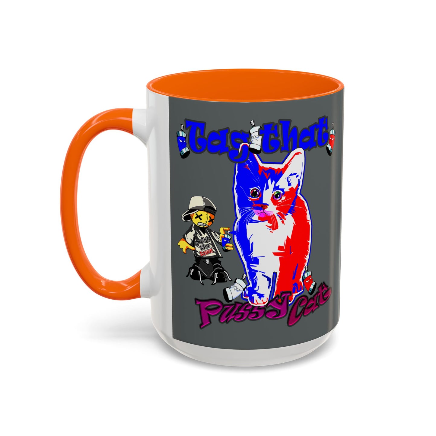 tag that - Accent Mug (dark grey)