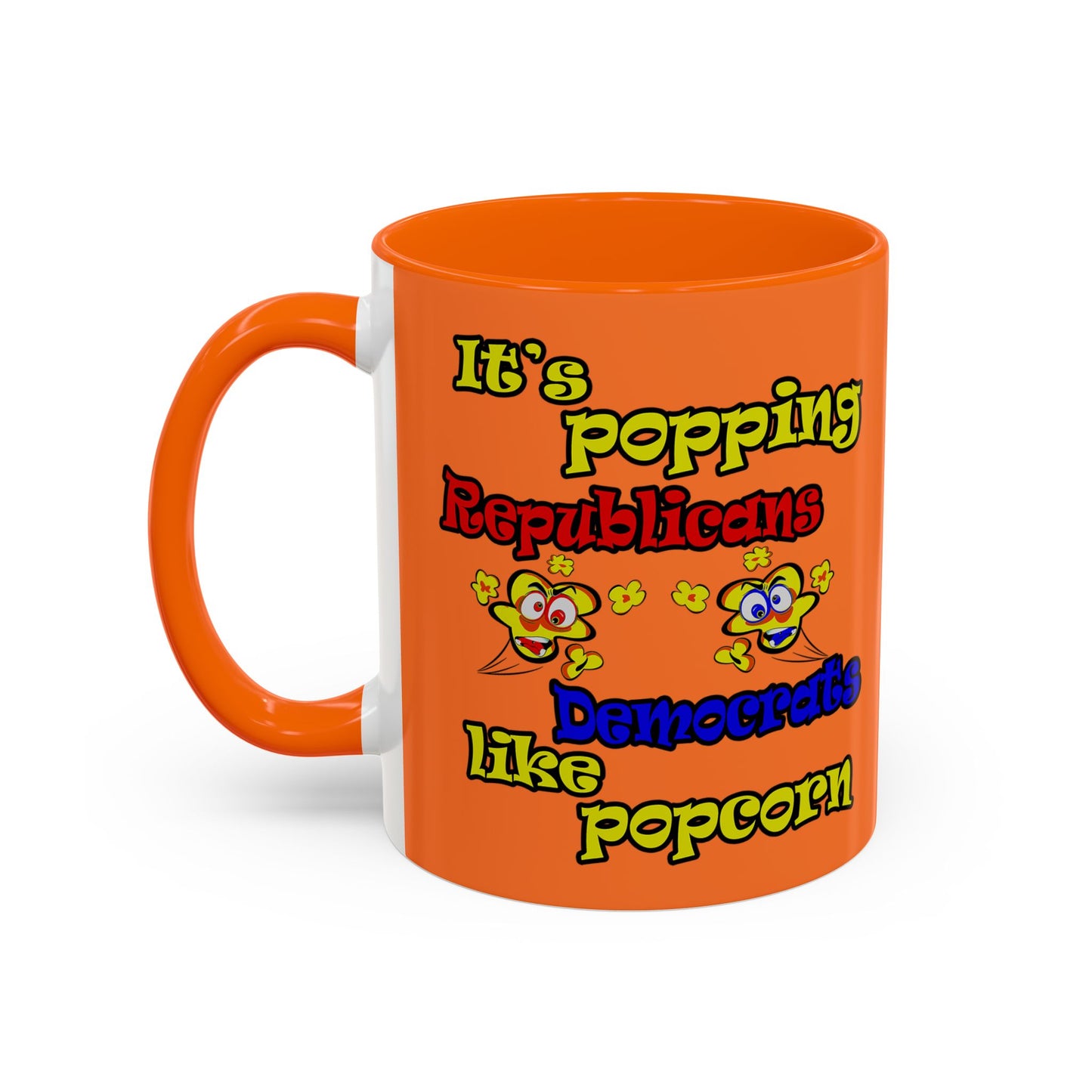 popping like popcorn - Accent Mug (crusta)