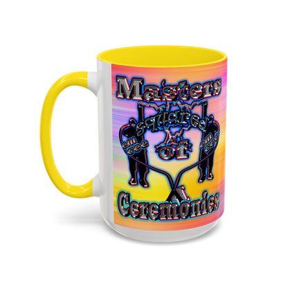 em cee squared - Accent Mug (color blur)