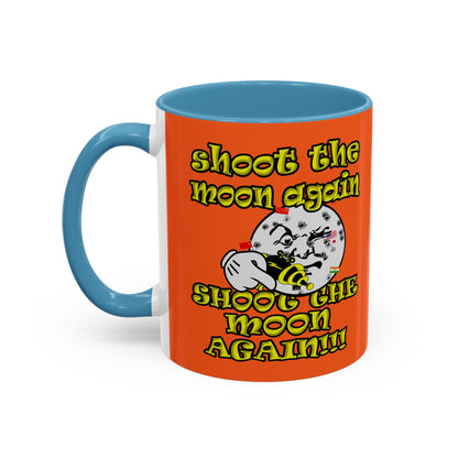 shoot the moon again - Accent Mug (orange)