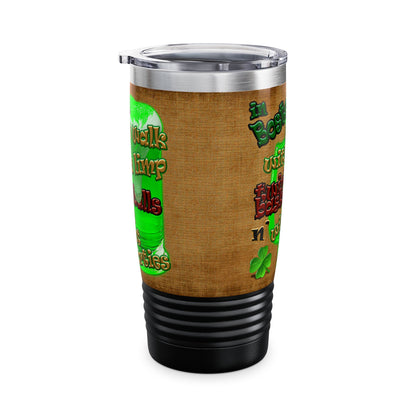 celtics logo - Ringneck Tumbler, 20oz (brown papyrus)