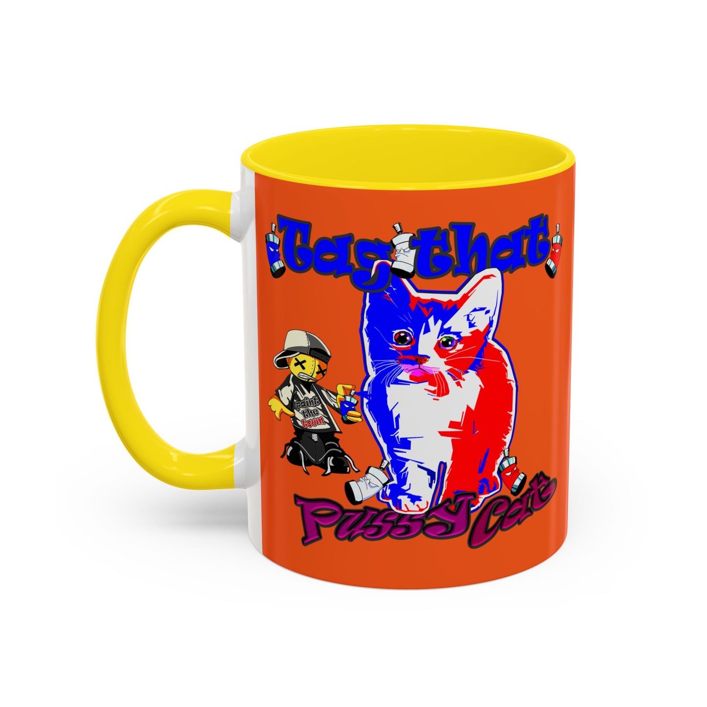 tag that - Accent Mug (orange)