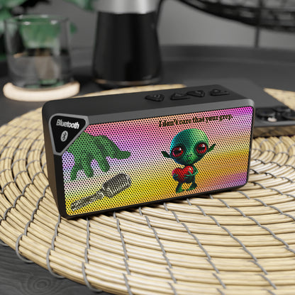 I don't care that your grey - Jabba Bluetooth Speaker (color blur)