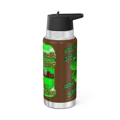 celtics logo - Gator Tumbler, 32oz (brown)