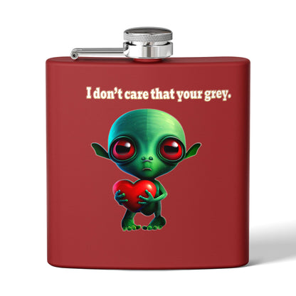 I don't care that your grey - Stainless Steel Flask