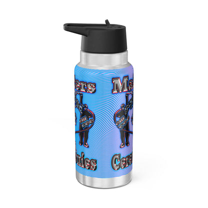 em cee squared - Gator Tumbler, 32oz (light blue-purple wave)