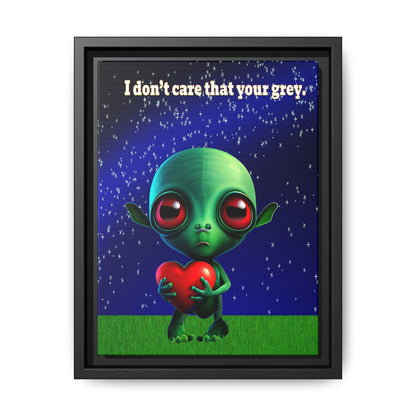I don't care that your grey - framed canvas art ('snoops' background)