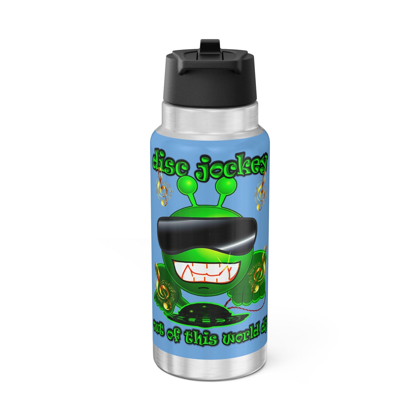 disc jockey - Gator Tumbler, 32oz (light blue)
